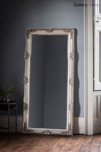 Gallery Home Silver Assen Leaner Mirror (A06903) | £190