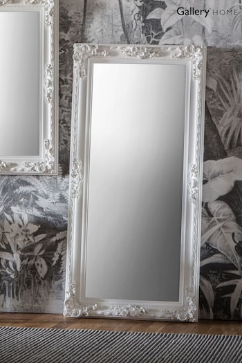 Gallery Home White Covorden Leaner Mirror (A06908) | £200