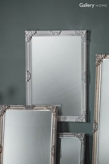 Gallery Home White Emmen Rectangle Mirror (A06911) | £140