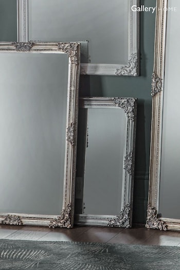 Gallery Home Silver Emmen Rectangle Mirror (A06913) | £140