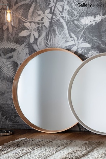 Gallery Home Natural Lainey Round Mirror (A06968) | £220