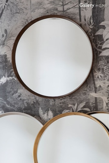 Gallery Home Natural Lainey Round Mirror (A06970) | £220