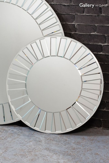 Gallery Home Silver Hooper Round Mirror (A06976) | £100