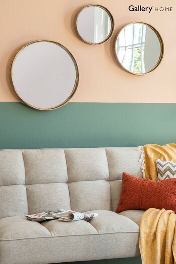 Gallery Home Set of 3 Natural Tatum Mirrors (A06979) | £70