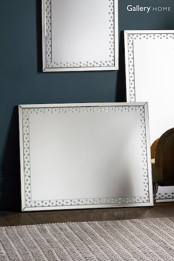 Gallery Home Silver Makai Mirror (A06984) | £165