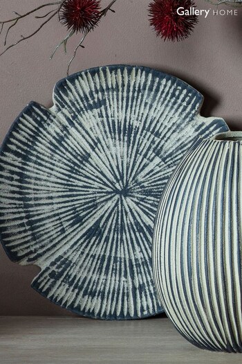 Gallery Home Blue Gafee Decorative Plate (A07041) | £24