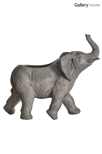 Gallery Home Grey Garden Elephant Planter (A07127) | £70