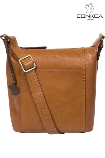 Conkca Yasmin Leather Cross-Body Bag (A07831) | £59