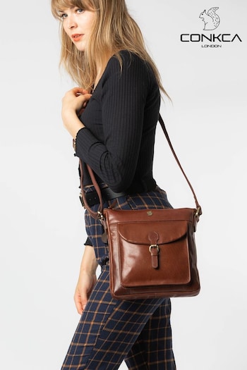 Conkca Josephine Leather Shoulder Bag (A07842) | £65