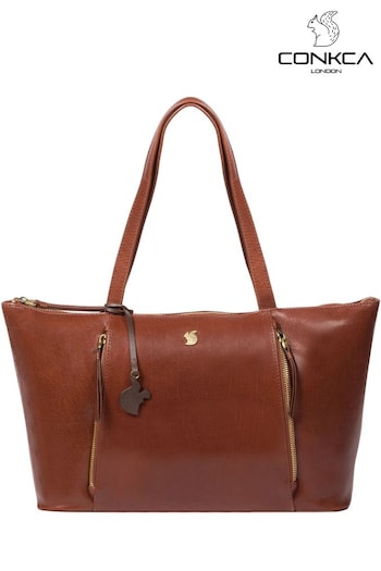 Conkca Clover Leather Tote Bag (A07846) | £66