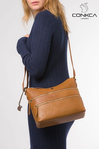 Conkca Georgia Leather Shoulder Bag (A07853) | £66