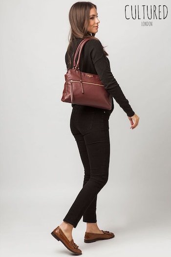 Cultured London Shadwell Leather Handbag (A07867) | £59