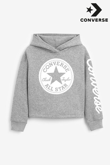 Converse Grey All Star Girls Hoodie (A09579) | £30