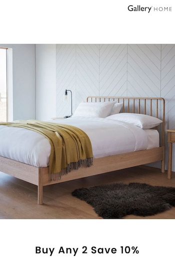 Gallery Home Light Wood Virginia Spindle Bed (A09775) | £1,250 - £1,500