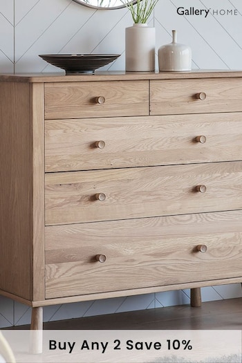 Gallery Home Brown Virginia 5 Drawer Chest (A09780) | £885