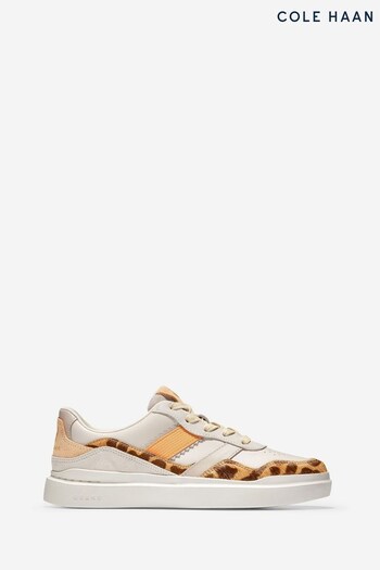Cole Haan Cream Grandpro Rally Court Trainers (A10160) | £110