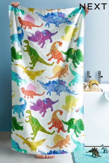 Multi Children's Bright Dinosaur Towel (A10854) | £8 - £26