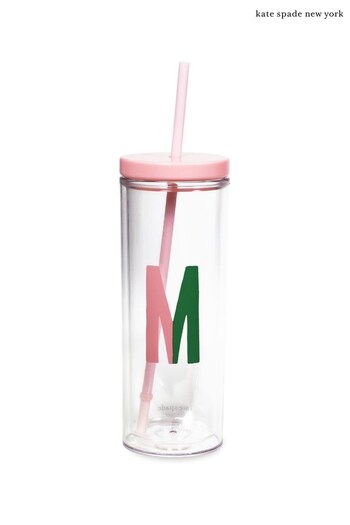 kate spade new york Clear Sparks Of Joy Initial Tumbler - M (A10894) | £17.50