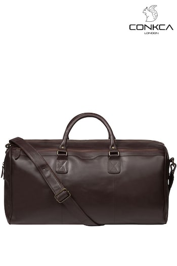 Conkca Edu Leather Holdall (A10954) | £129