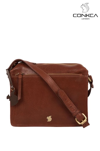 Conkca Aurora Leather Cross Body Bag (A10970) | £49