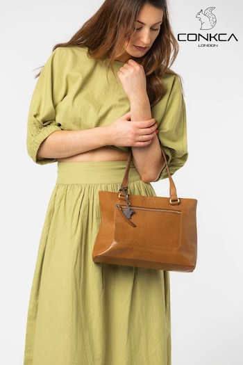 Conkca Alice Leather Handbag (A10995) | £59