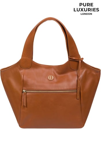 Pure Luxuries London Loxford Leather Tote Bag (A11011) | £66