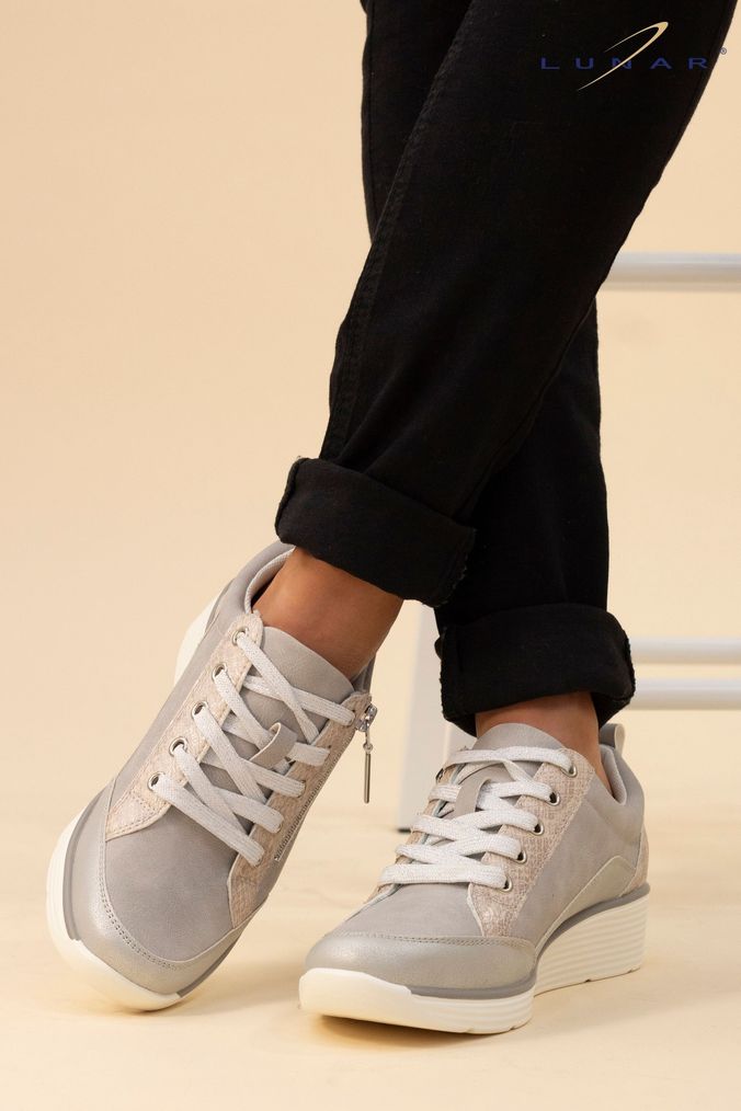 Silver trainers next clearance