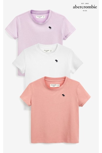 Abercrombie & Fitch Short-Sleeve T-Shirt  3 Pack (A11865) | £26