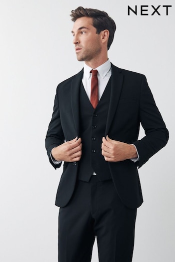 Black Skinny Motionflex Stretch Suit (A13732) | £79