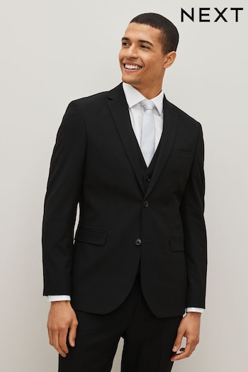 Black Slim Motionflex Stretch Suit (A13738) | £79