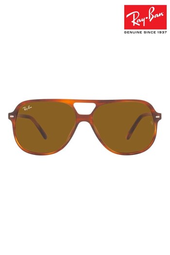 Ray-Ban® Bill Tortoise Shell Aviator Sunglasses (A14408) | £137
