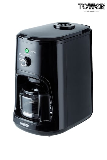 Tower Black Bean to Cup Coffee Machine (A14657) | £70