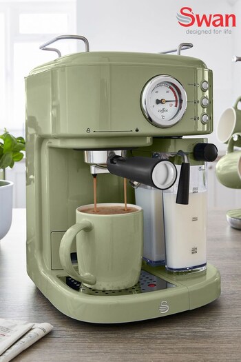 Swan Green One Touch Coffee Machine (A14671) | £170
