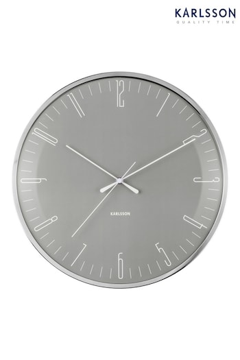Karlsson Grey Dragonfly Wall Clock (A14970) | £54