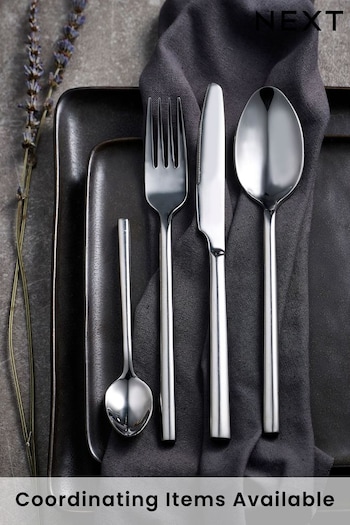 Silver Kensington Stainless Steel 16pc Cutlery Set (A15001) | £36