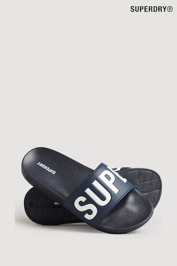 Superdry Blue Code Core Womens Pool Sliders (A16203) | £20