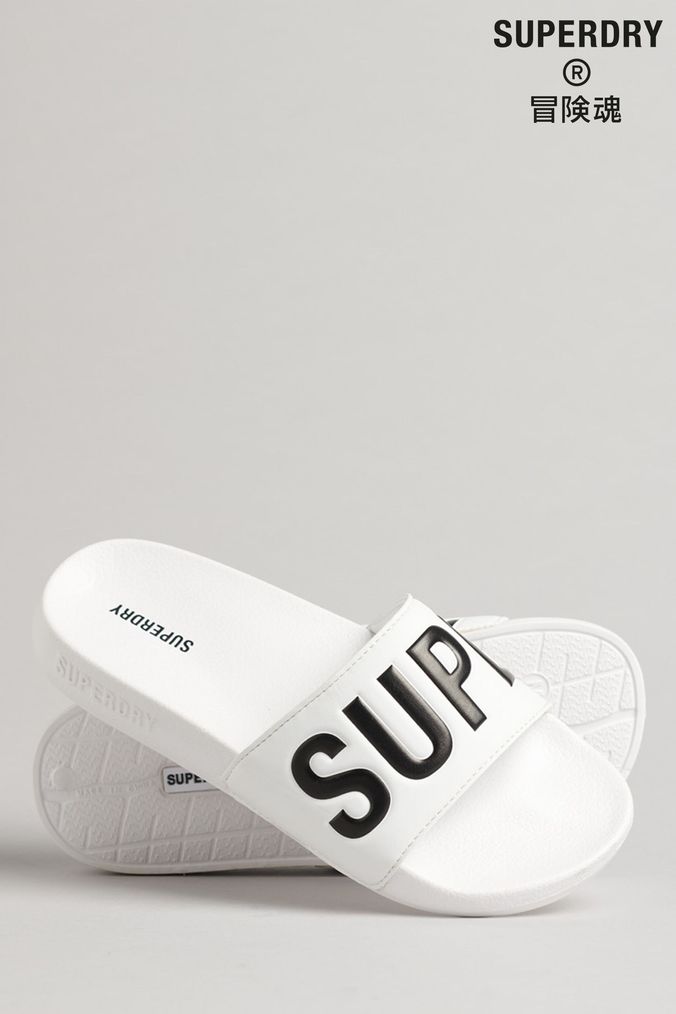 Buy Women s White Superdry Flat Footwear Online Next UK