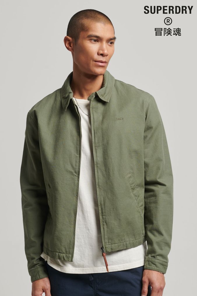 Green top harrington jacket