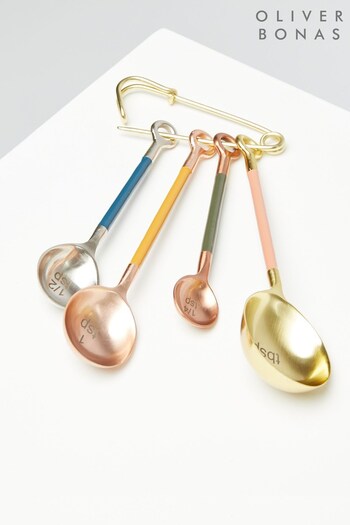 Oliver Bonas Gold Mixed Metallic Measuring Spoon (A18510) | £27