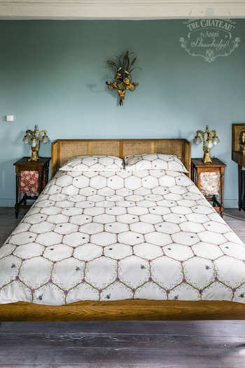 The Chateau by Angel Strawbridge Cream Honeycomb Duvet Cover and Pillowcase Set (A18659) | £45 - £85
