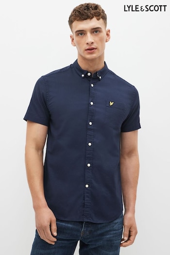 Lyle & Scott Short Sleeve Oxford Shirt (A18759) | £55