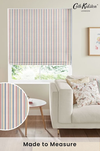 Cath Kidston Cream Mid Stripe Made To Measure Roman Blind (A18813) | £75