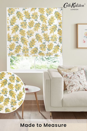 Cath Kidston Yellow Mimosa Flower Made To Measure Roman Blind (A18814) | £75