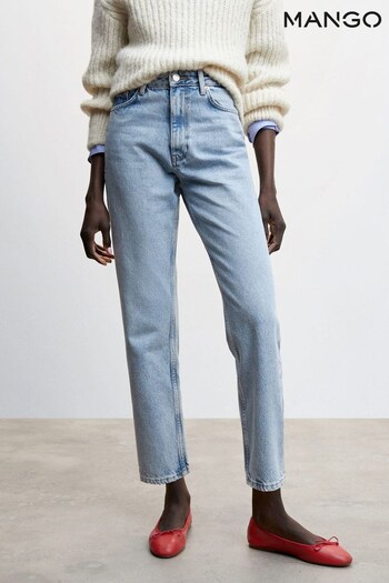 Mango Blue Mom High-Waist Jeans Nice (A19117) | £36