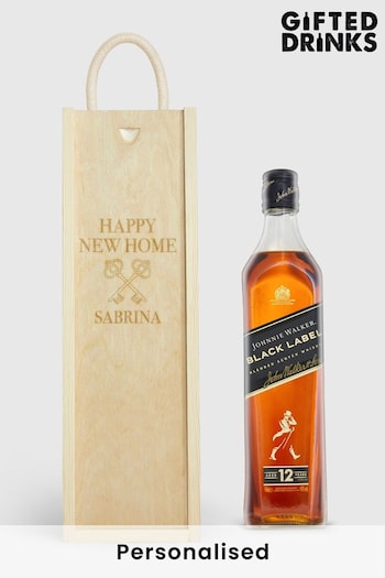 Personalised New ZIPS Gift Box With Johnnie Walker by Gifted Drinks (A19241) | £60