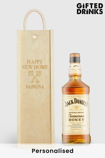 Personalised New Home Gift Box with Jack Daniel's by Gifted Drinks (A19346) | £60