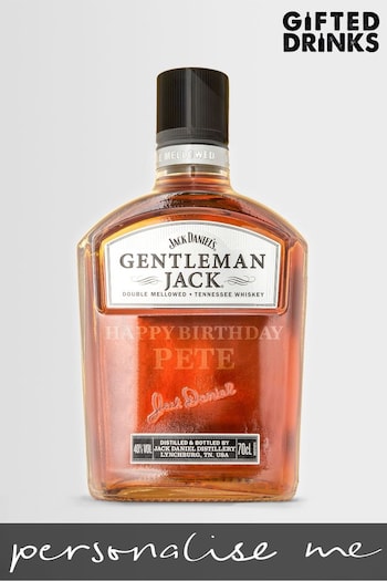 Personalised Bottle of Gentleman Jack Daniel's by Gifted Drinks (A19378) | £64