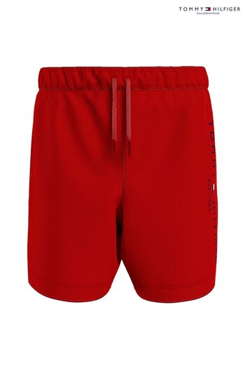 Tommy Hilfiger Red Established Swim Shorts (A19874) | £41