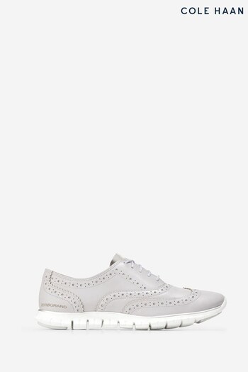 Cole Haan White Zerogrand Wingtip Oxford Closed Hole Ii Shoes (A20133) | £145