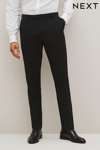 Black Slim Motionflex Stretch Suit: Trousers Green (A20186) | £40